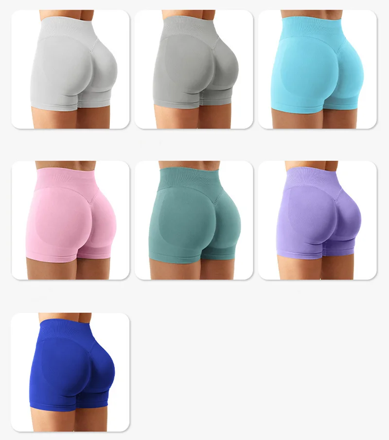 Women's Summer Apparel: Breathable, Thin, High Waisted Casual Sports Shorts, T 4.5" Low Ribbed Band / Rungear