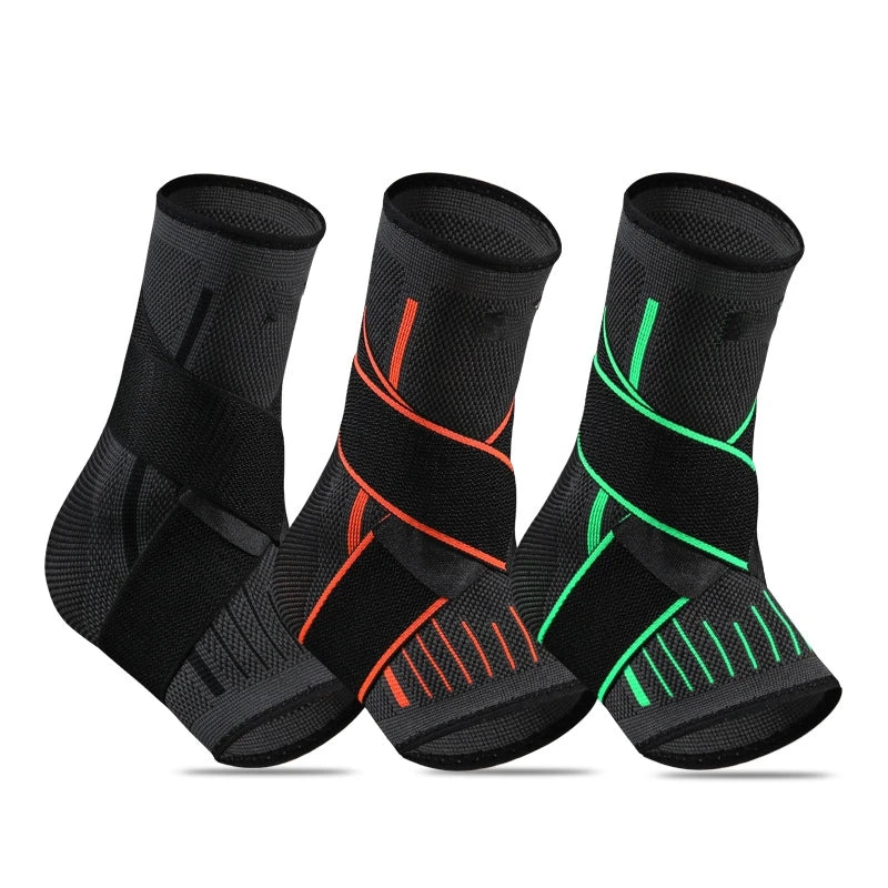 Recovery Gear Accessories: Adjustable Ankle Support Compression Protector for Running, Hiking and All Sports / Rungear