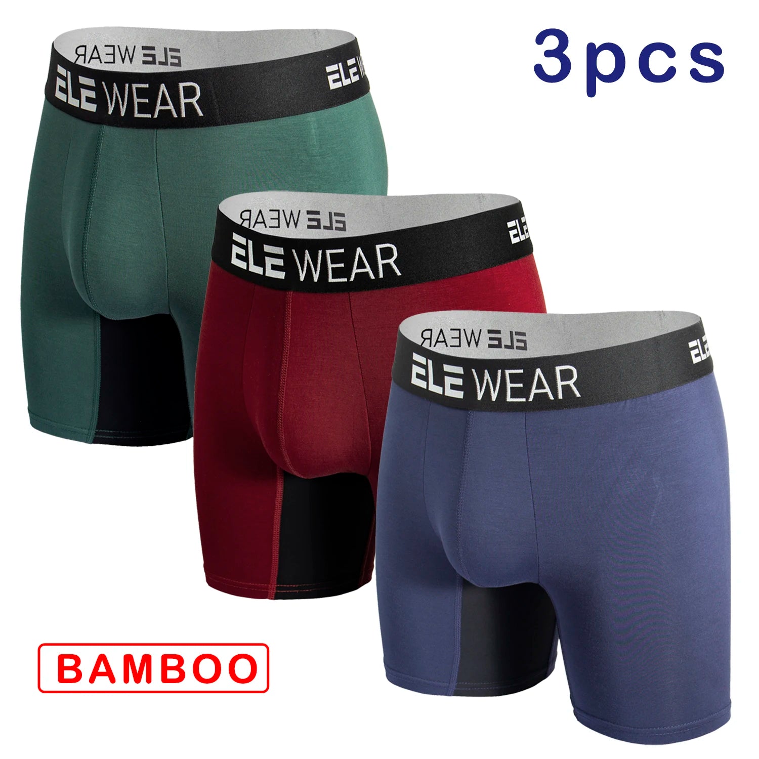 Men's Running Apparel: Bamboo Moisture-Wicking, Long Sports Underwear / Rungear