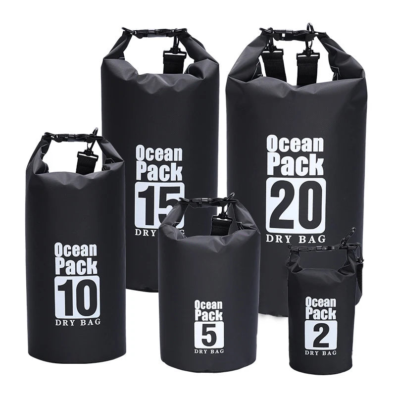 Waterproof Trail Gear: 2/3/5/10/15/20/30L Waterproof Dry Bag Pack Sack for Outdoor Sports, Hiking, Trekking / Rungear
