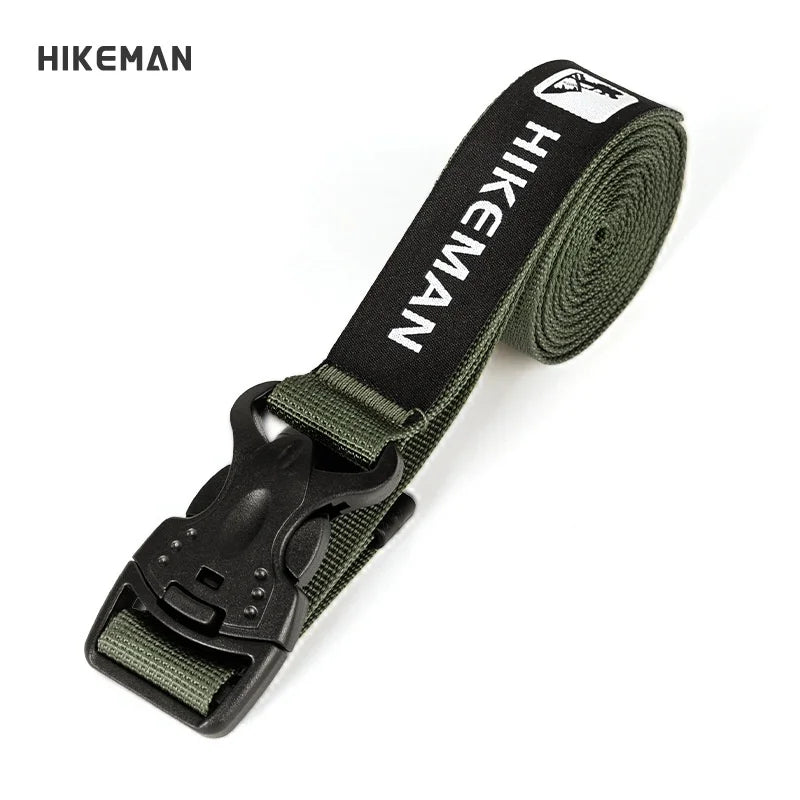 HIKEMAN 120cm Luggage Straps Outdoor Hiking Camping Travel Clothing Paing Tightening Fixed Strap Adjustable Packing Gear