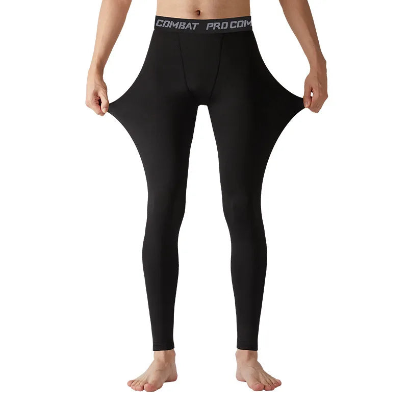 Men's Compression Apparel: Cool Dry, Sports Athletic Compression Workout Running Leggings / Rungear