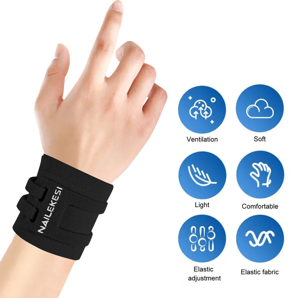 Running Recovery Apparel: 1PC Wrist Brace Support for Carpal Tunnel, TFCC Tear, Tendonitis, Arthritis, Sprains, Pain Relief / Rungear
