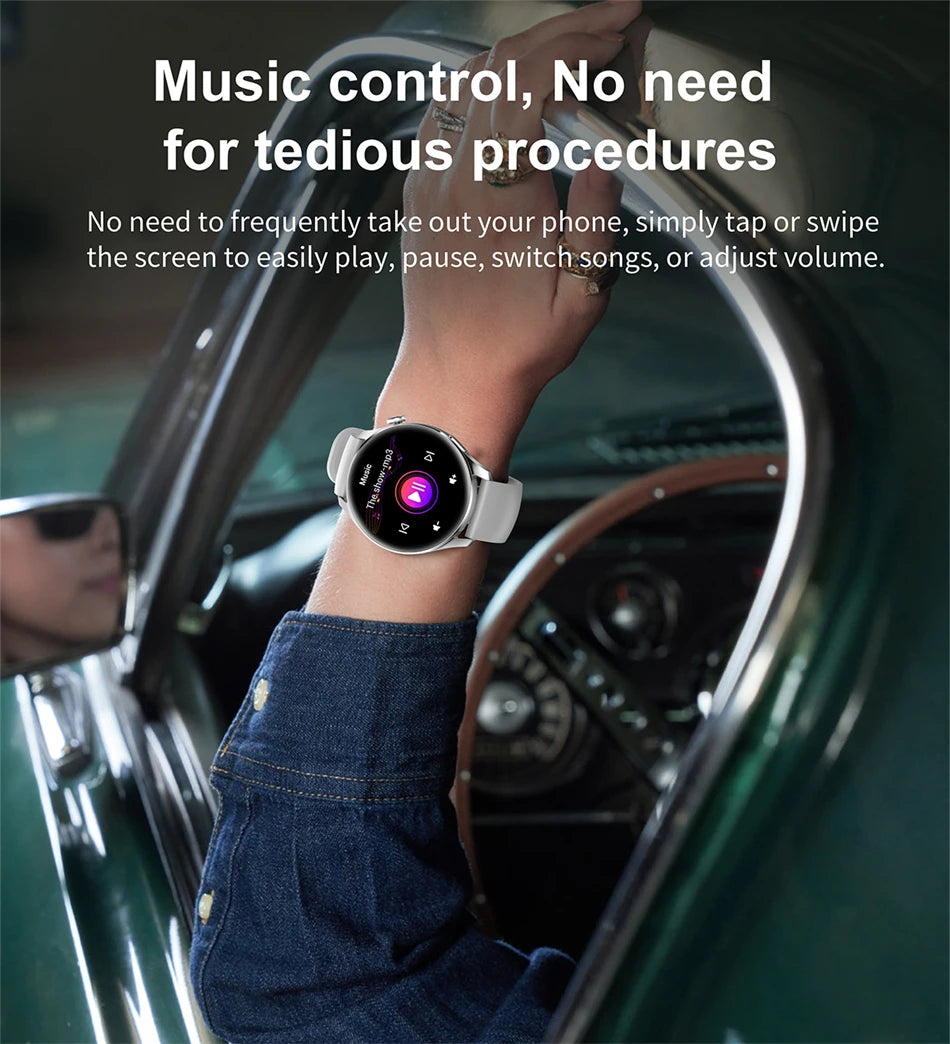Tech Accessories Gear: 2026 New Smart Watch For Men HD AMOLED Screen, GPS, Motion Heart Rate, Bluetooth, Calls / Rungear