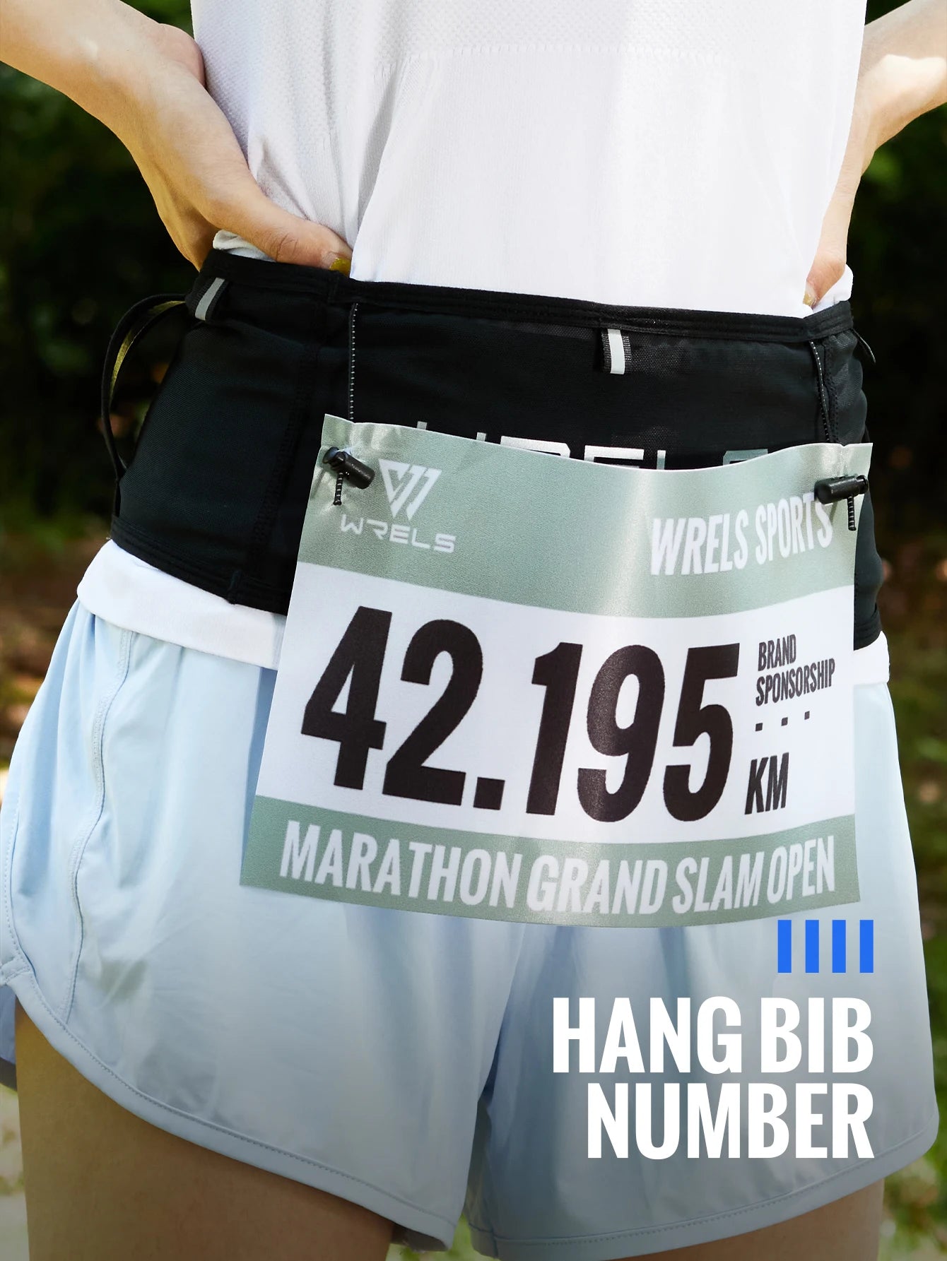Running Belt Gear: WRELS, Multi-Functional, Large Capacity, Breathable, Invisible Running Waist Bag / Rungear