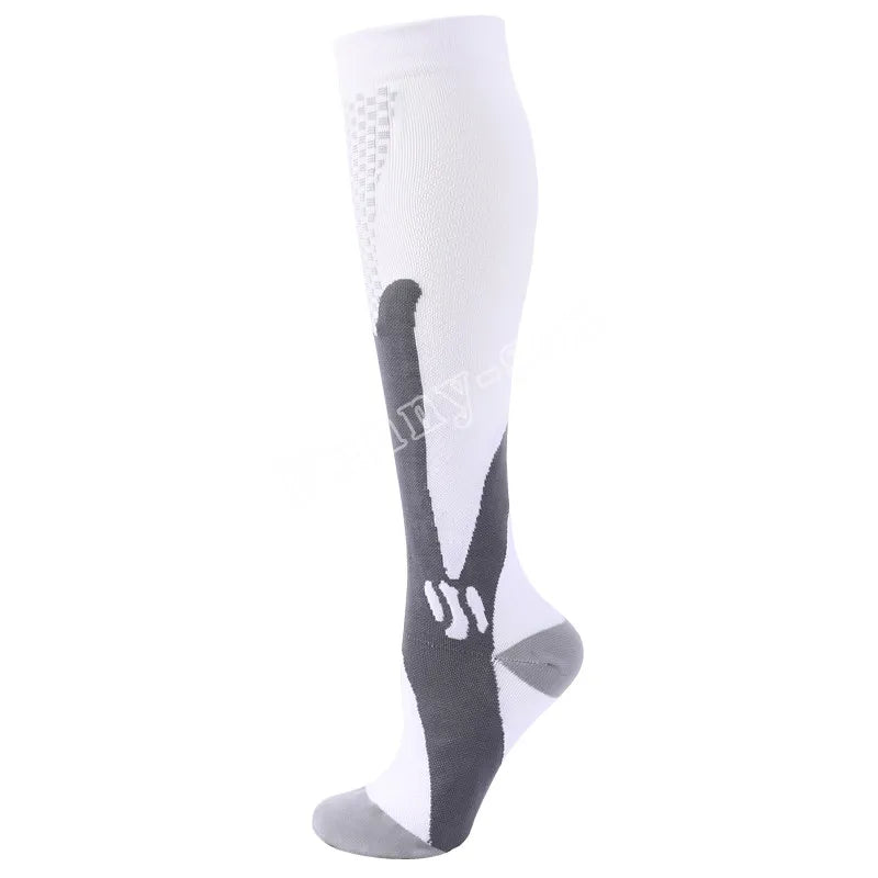 Running Compression Socks: 1 PC Medical 20-30mmhg Compression Socks for Flight, Travel, Pregnancy, Edema Diabetes, Varicose Veins / Rungear