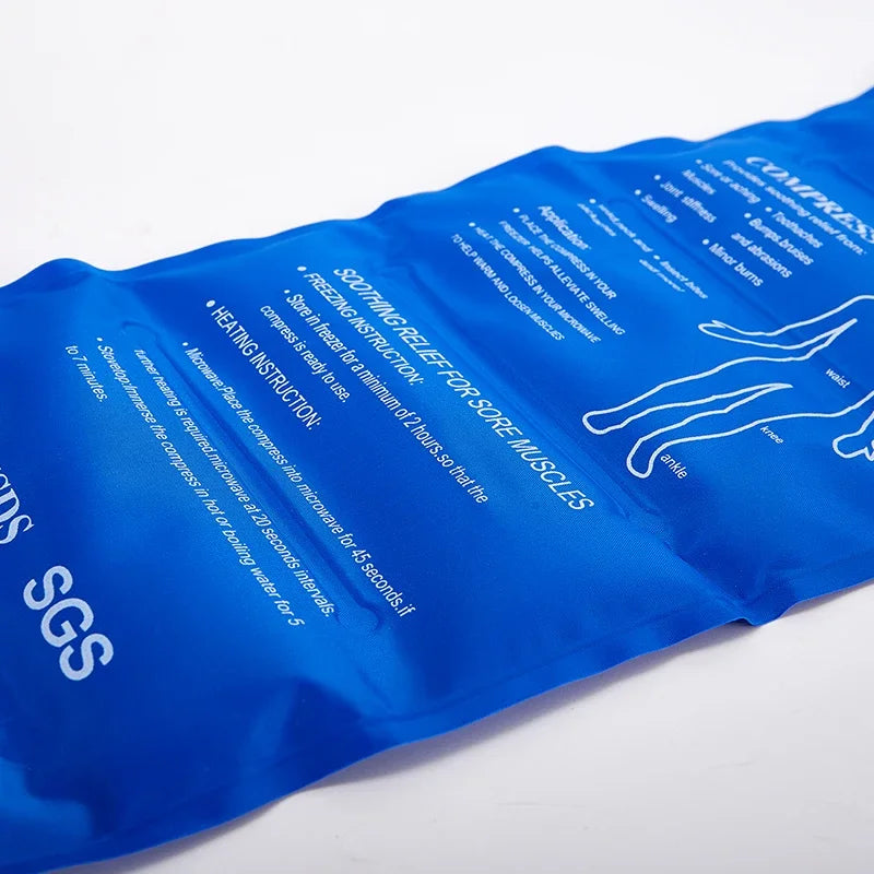 Recovery Gear Accessories: 1PC Reusable Hot/Cold Gel Pack for First Aid, Sports Muscle Pain, Cooling Mat Gel Therapy / Rungear
