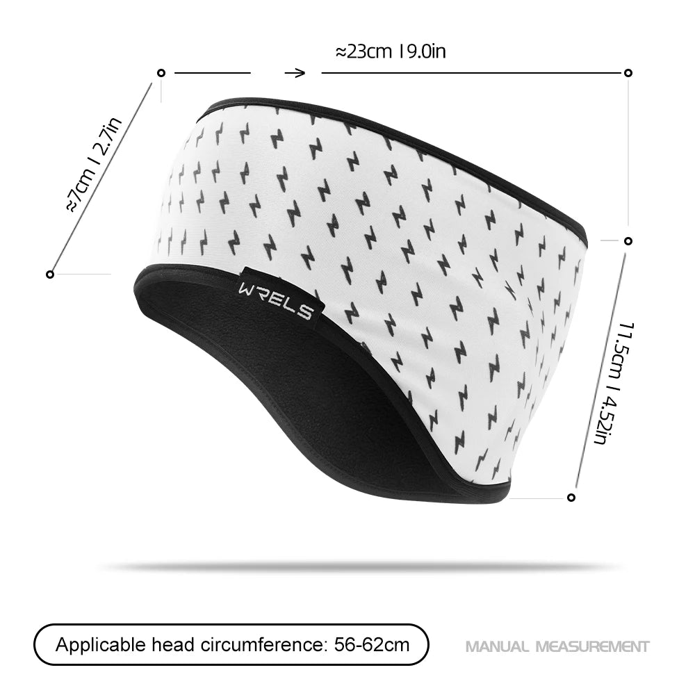Running Hat Accessories: WRELS Thermal, Windproof, Stretchy Fleece Headband  Sports Sweatband for Running Skiing, Hiking, Walking / Rungear