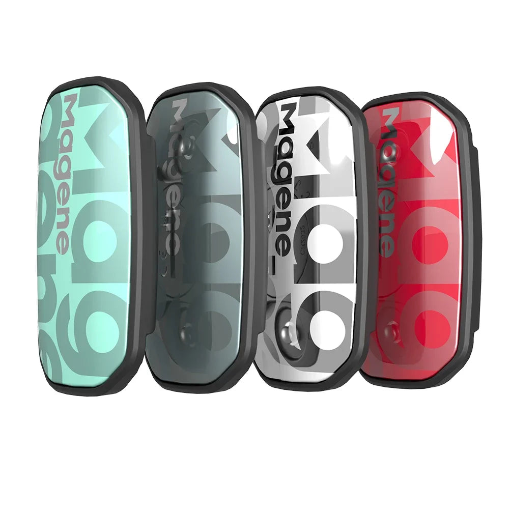 Running Heart Rate Accessories: Magene Split Chest Strap, Heart Rate Monitor, HRM Fitness Tracker, Bluetooth ANT Sensor, Compatible Zwift / Rungear