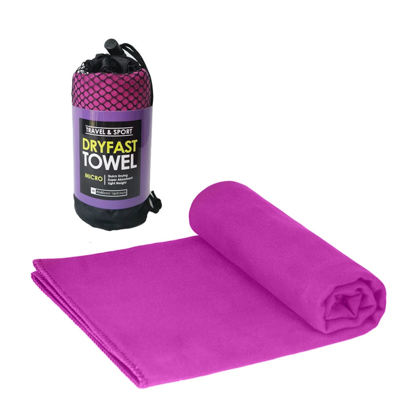 Running Gear Accessories: Microfibre Compact, Absorbent, Ultra Soft Fast Drying Sports Towel / Rungear