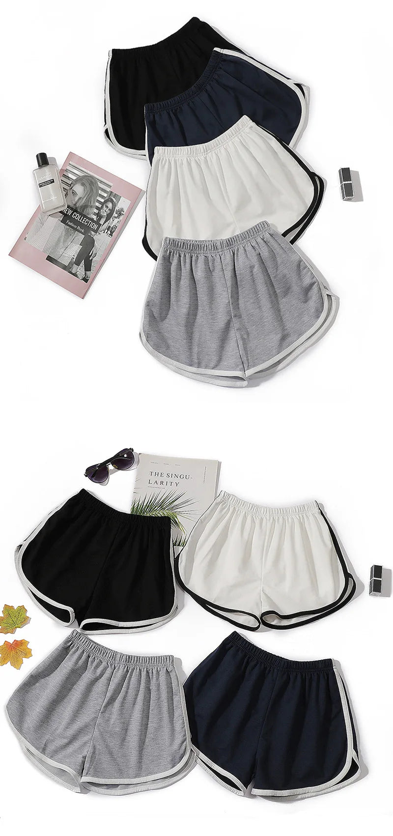 Women's Running Apparel: Fitness Leisure, Elastic, Loose Fitting, Quick-Drying Summer Thin Shorts / Rungear