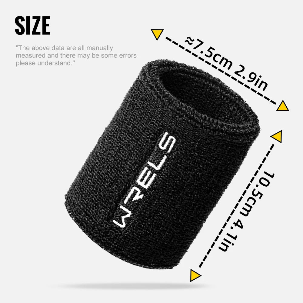 Running Gear Accessories: WRELS Absorbent, Quick Dry, Stretchable, Wristband Sweatbands for Workout, Fitness / Rungear
