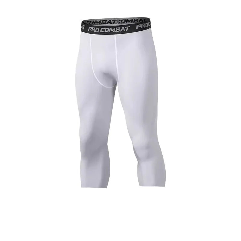 Men's Compression Apparel: Cool Dry, Sports Athletic Compression Workout Running Leggings / Rungear