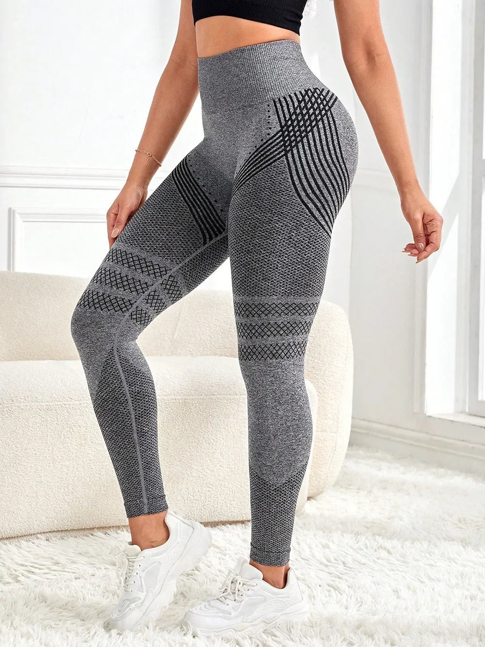 Women's Seemless Slimming High Waisted Compression Fitness Sport Legging Pants