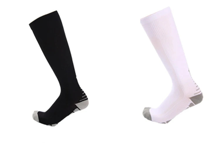Compression Sock Accessories: Unisex Non-Slip, Knee-High Sports Compression Socks For Fitness / Rungear