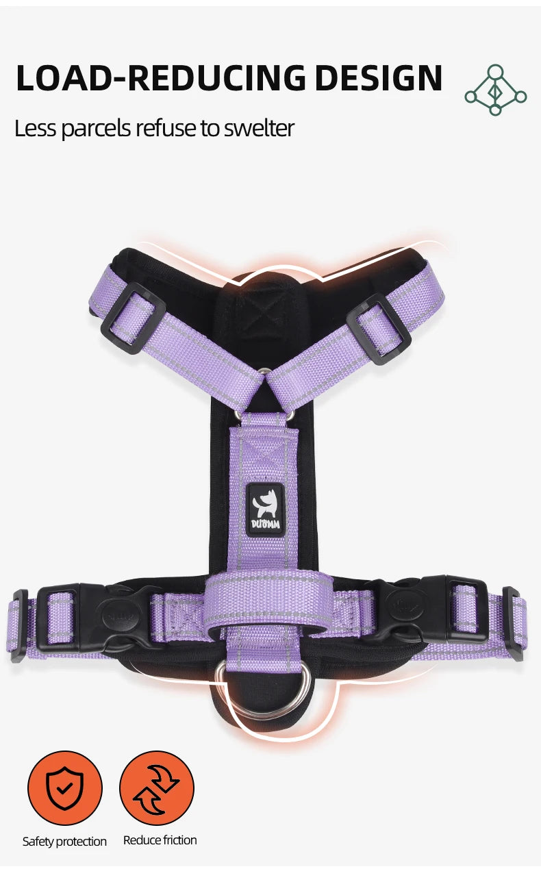 Reflective Nylon Anti-Escape Dog Harness Vest With Handle For Small Medium Dogs Pet Supplies