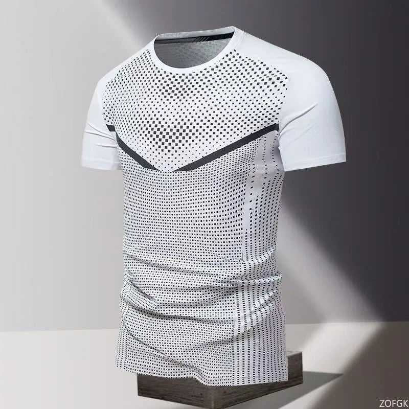 Men's Quick Drying Apparel: Oversized Loose Round Neck Short Sleeved Shirt / Rungear