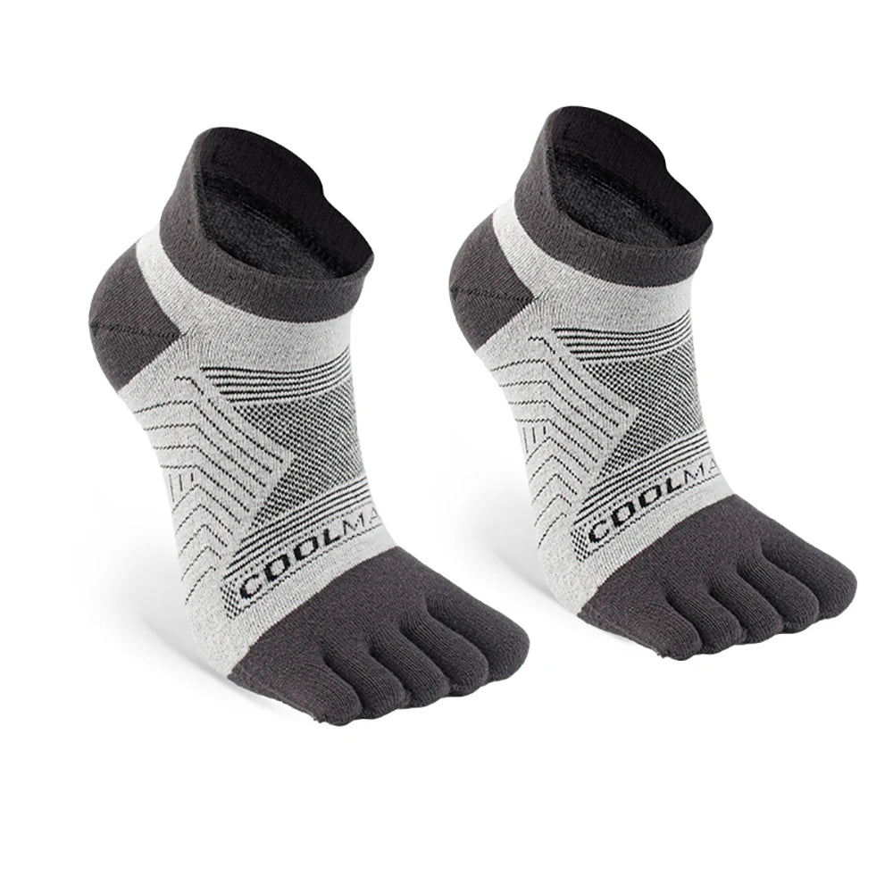 Quick-Dry Sock Accessories: Unisex Summer Thin, Breathable, Quick-Dry Athletic Five Toe Sports Socks / Rungear