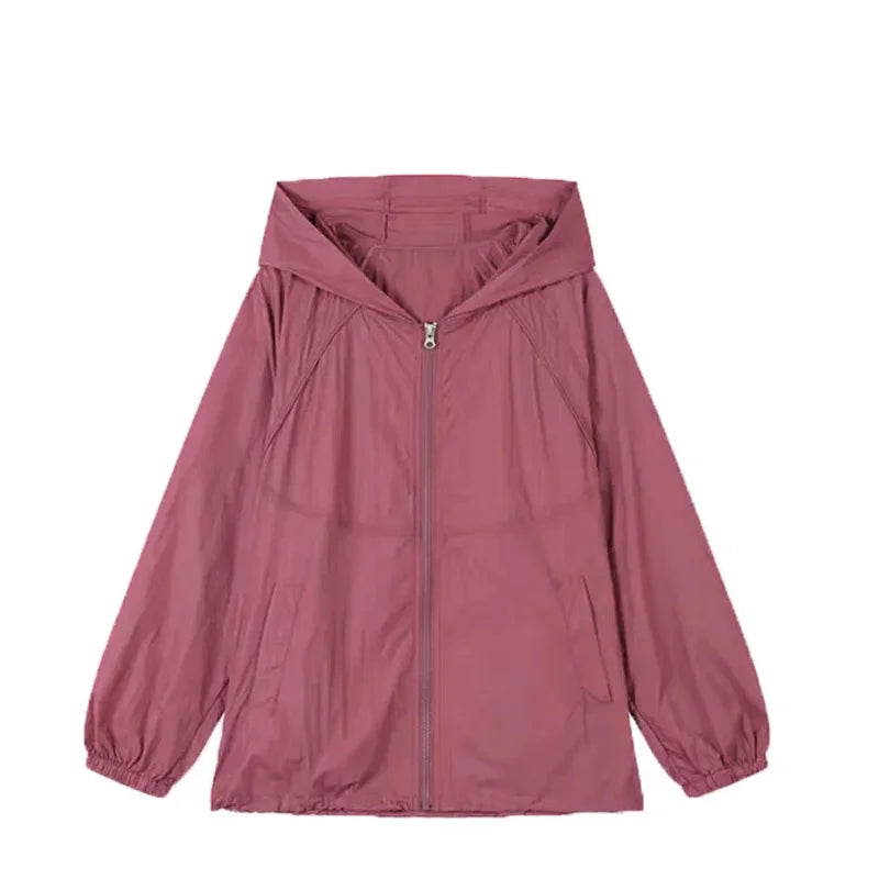 Women's Lightweight Jackets: Thin, Breathable, Sun-Protective Summer Sports Outwear Jacket / Rungear