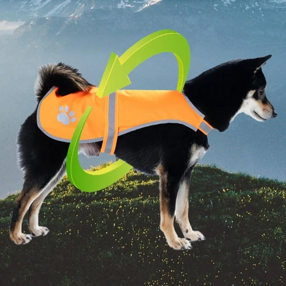 Reflective Comfortable Breathable Adjustable Dog Safety Vest Visibility Jacket