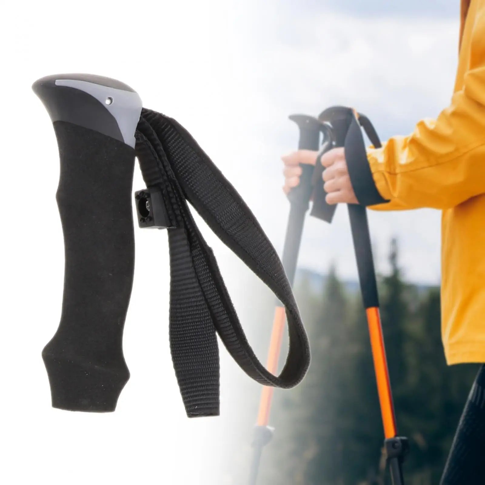 Trail Gear Accessories: Trekking Pole Handle, Lightweight, Portable, Durable, Walking Stick Handle Alpenstock Handle / Rungear