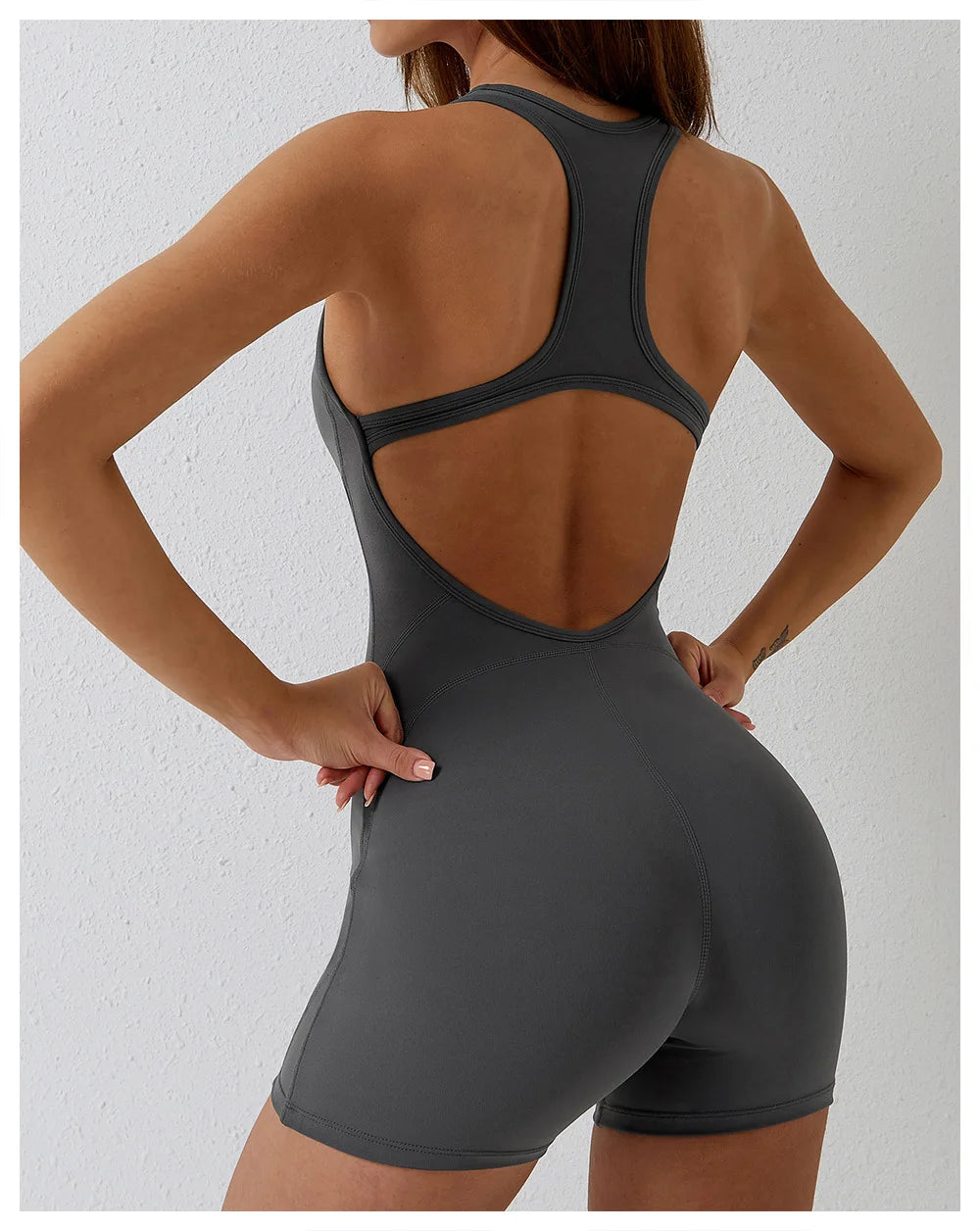 Women Activewear Apparel: Stretch Workout, Bodysuit Training Romper Gym Set / Rungear