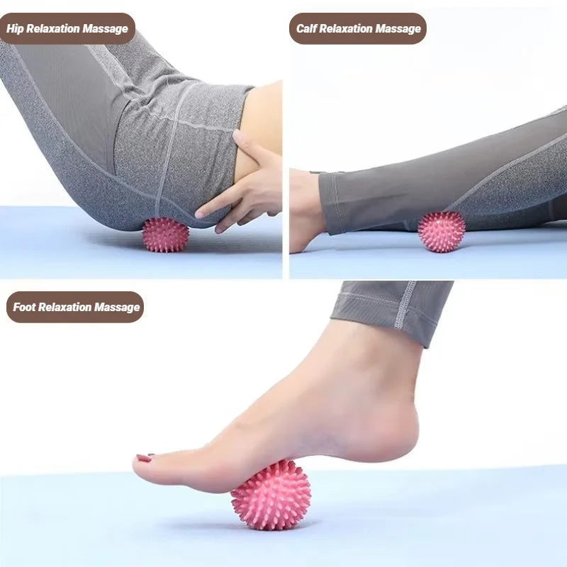 Myofascial Release Spiky Roller Massage Ball For Deep Tissue Trigger Point Muscle Recovery Pain Relief