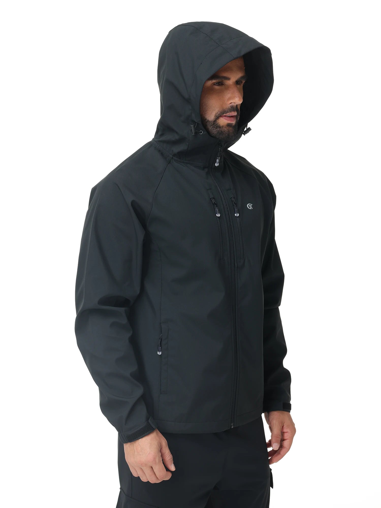 Men's Running Apparel: Lightweight, Waterproof Windbreaker Jacket With Inner Pocket / Rungear