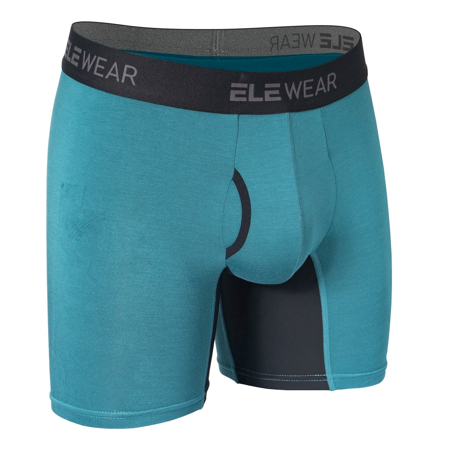 Plus Size Breathable Bamboo Men's Boxer Short Underwear With Opening