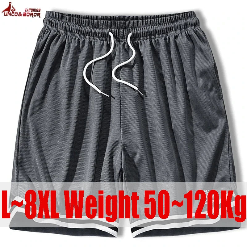 Men's Breathable Plus Size Quick Dry Summer Sport Shorts For Gym Jogging Running Beach Surfing