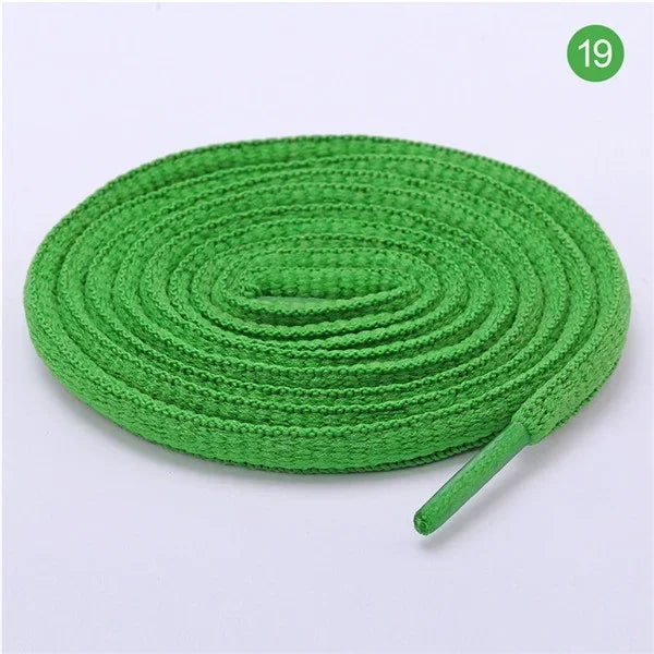 Sports Shoe Accessories: 1 Pair Adults Classic Oval, Half Round Athletic Shoelaces / Rungear