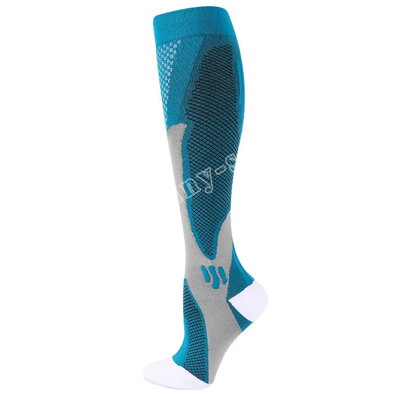 Running Compression Socks: 1 PC Medical 20-30mmhg Compression Socks for Flight, Travel, Pregnancy, Edema Diabetes, Varicose Veins / Rungear
