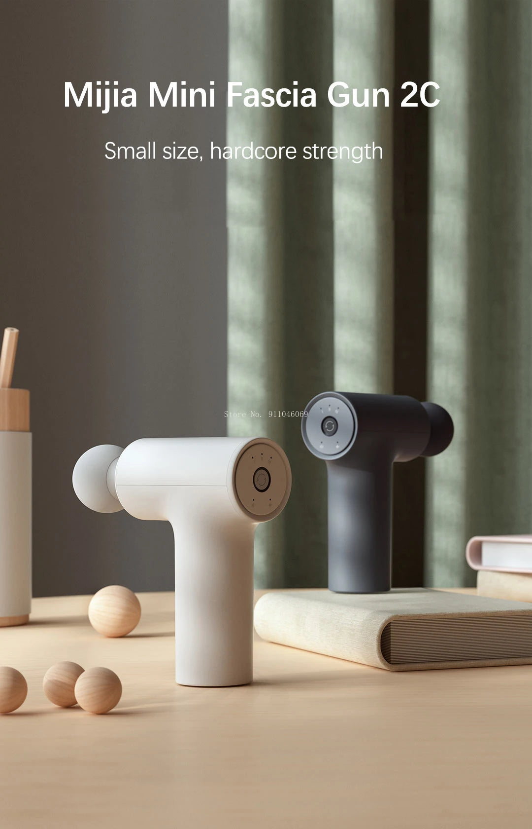 Xiaomi Mijia Mini Fascia Gun 2C Thrust Smart Gear Memory 350g Portable 2500rpm High Speed Pocket Massager