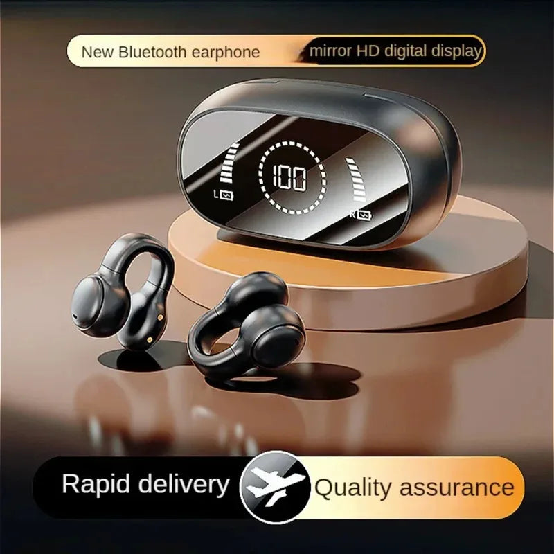 Running Earbuds Accessories: New Model 2026 X51 Wireless, Bluetooth, Bone Conduction, Sports Headset Charging Earphones With Mic / Rungear