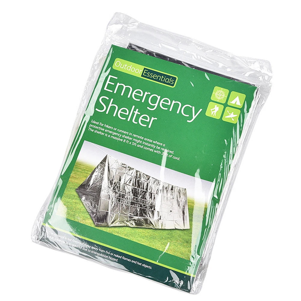 Trail Gear Accessories: Portable Waterproof, Thermal Emergency Survival Sleeping Bag (PE Aluminum Film) / Rungear