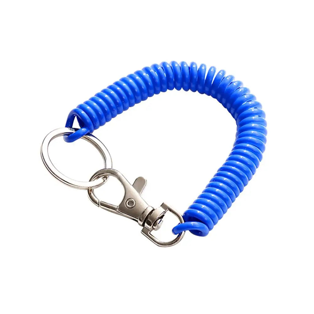 Run Gear Accessories: Unisex, Spring Elastic Stretch, Coil Spring Lanyard Wristband Keychain / Rungear