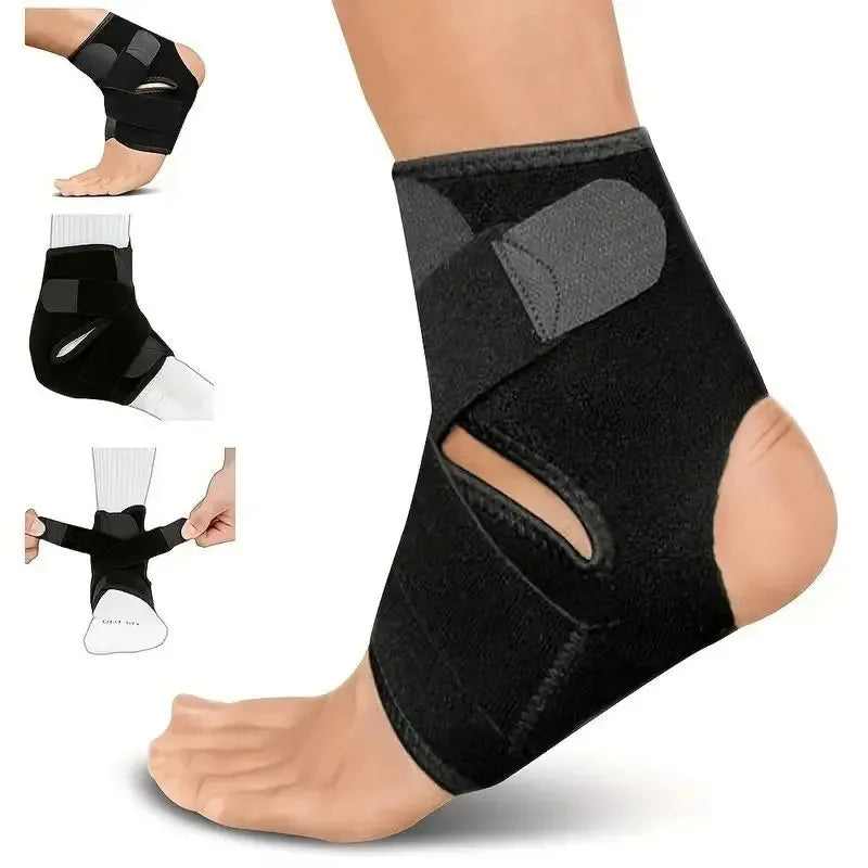 Adjustable Ankle Brace Breathable & Comfortable Elastic Ankle Support Sleeve For Tendon Support