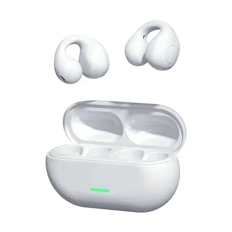 Running Tech Accessories: Bone Conduction Earphones-Clips, Bluetooth, Wireless, 3D Surround / Rungear