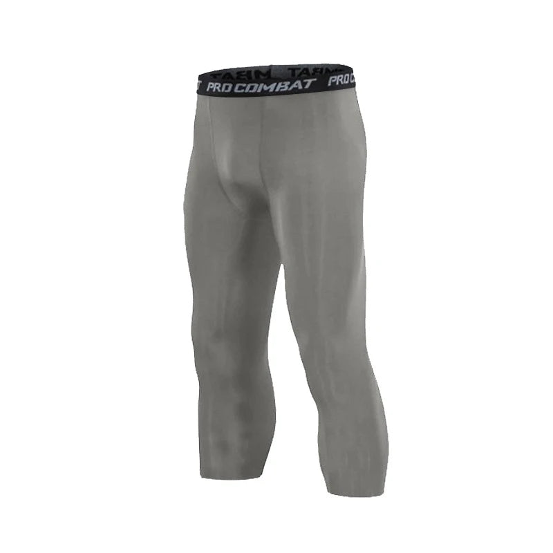 Men's Compression Apparel: Cool Dry, Sports Athletic Compression Workout Running Leggings / Rungear