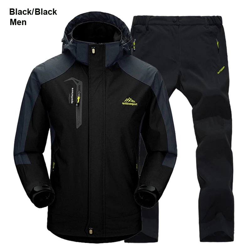 Men's Running And Trail Gear Apparel: Thermal, Waterproof, Windproof, Hooded Jacket and Pants Sets / Rungear