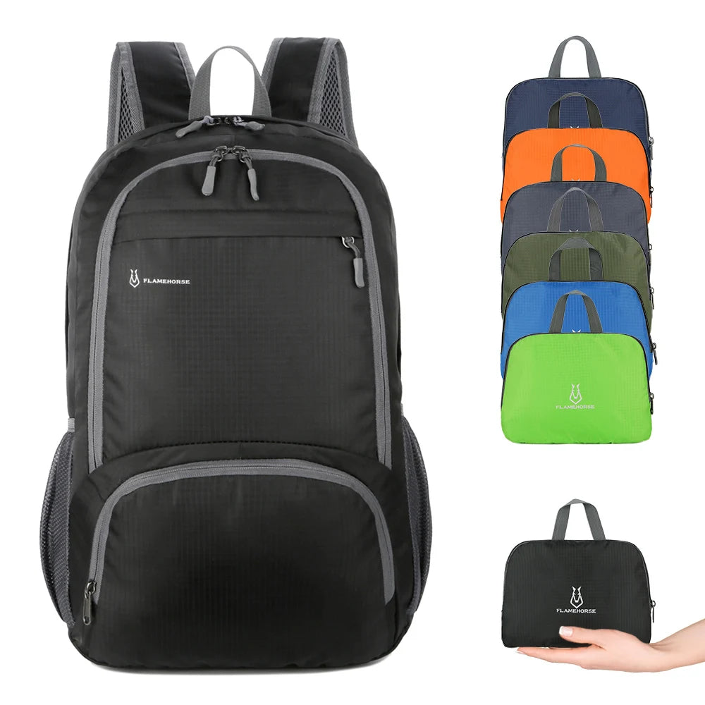 Lightweight Trail Accessories: Unisex, Waterproof, Packable Backpack For Travel, Hiking, Cycling / Rungear