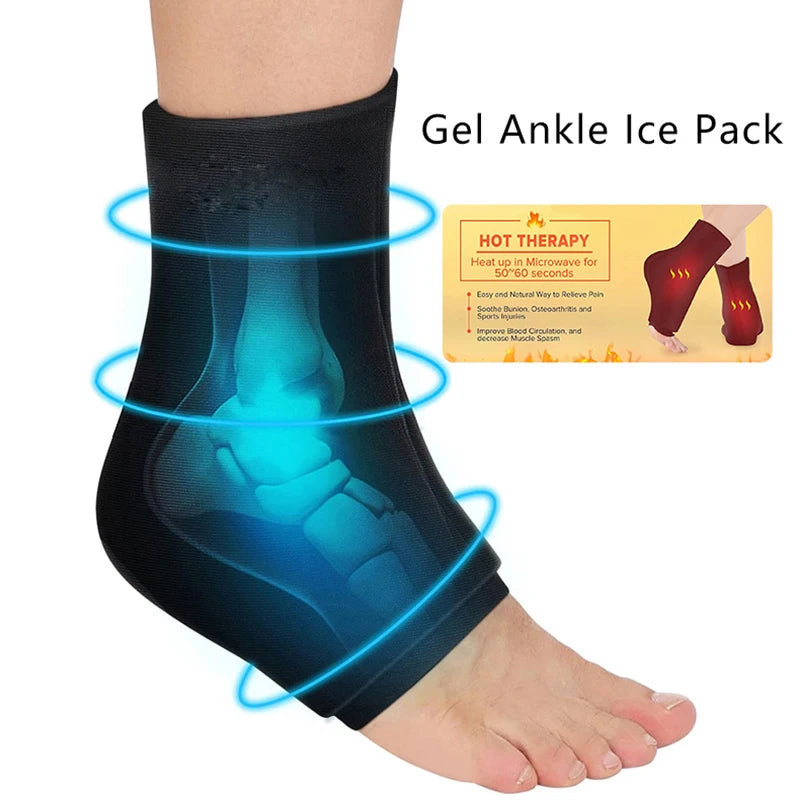 Foot Recovery Accessories: Reusable, Hot Cold Therapy, Gel Foot Pack For Plantar Fasciitis, Ankle Pain Relief, Arthritis / Rungear