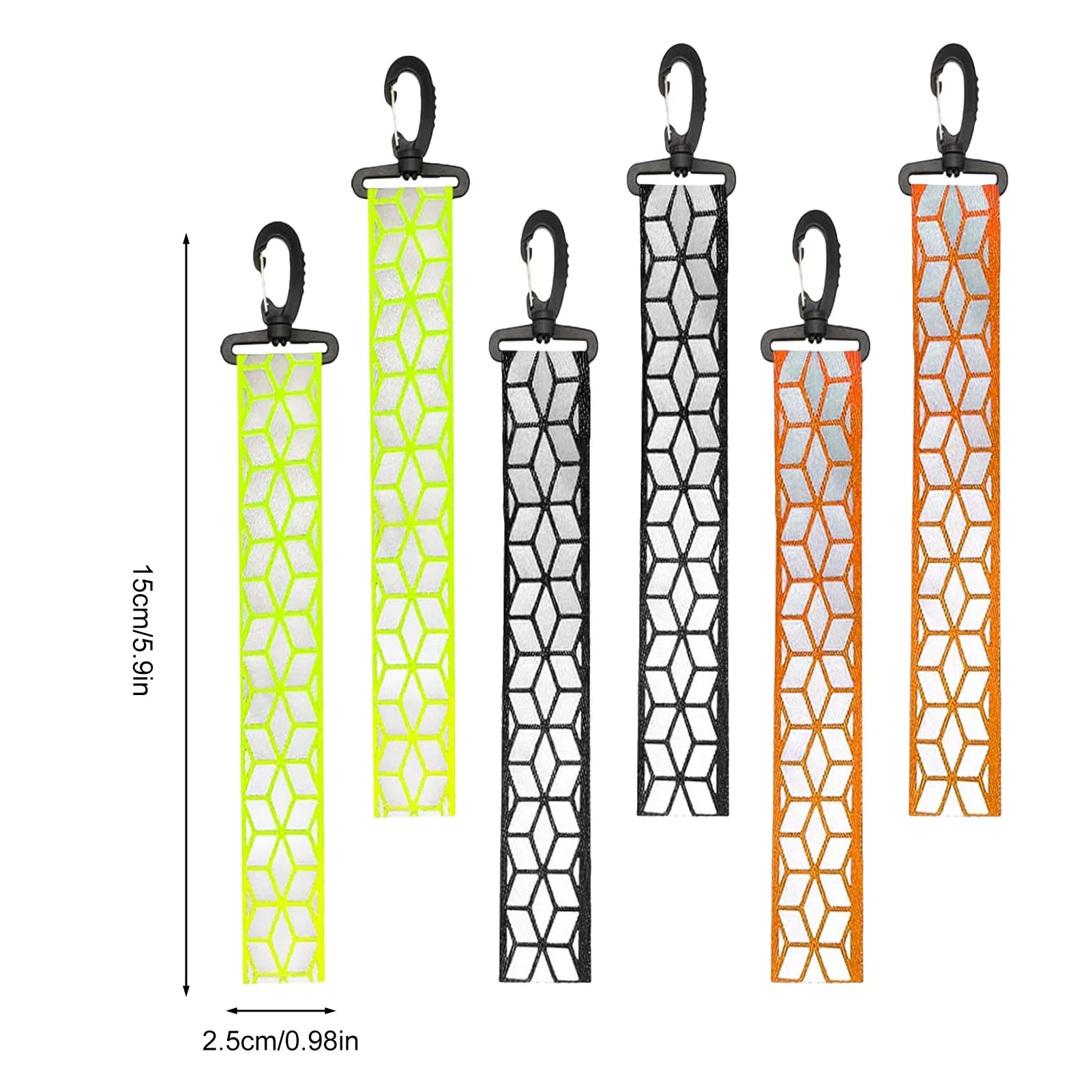 Trail Reflective Gear: Reflective Safety Keychain For Backpack / Rungear