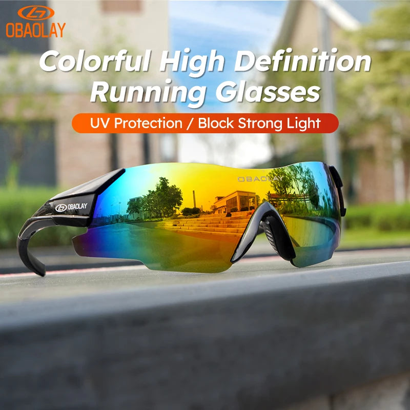 Obaolay Cycling Bicycle Eyewear For Men Women Outdoor Sport