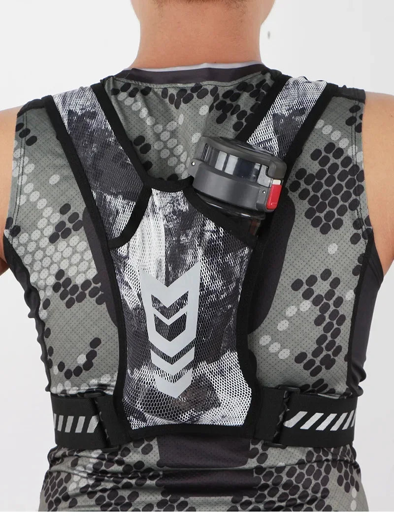 Running Reflective Gear: Reflective, Breathable Chest Bag Running Sports Backpack Fitness Vest / Rungear