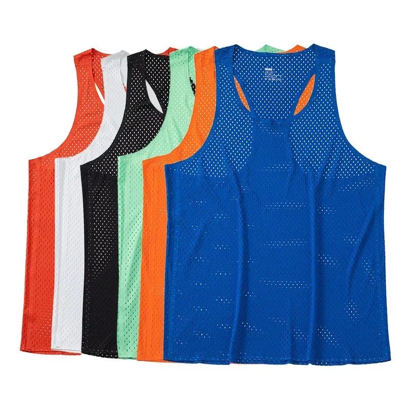 Men's Running Marathon Apparel: Summer, Sleeveless Marathon Long Distance Running, Quick-Dry, Breathable Mesh Sports Top / Rungear