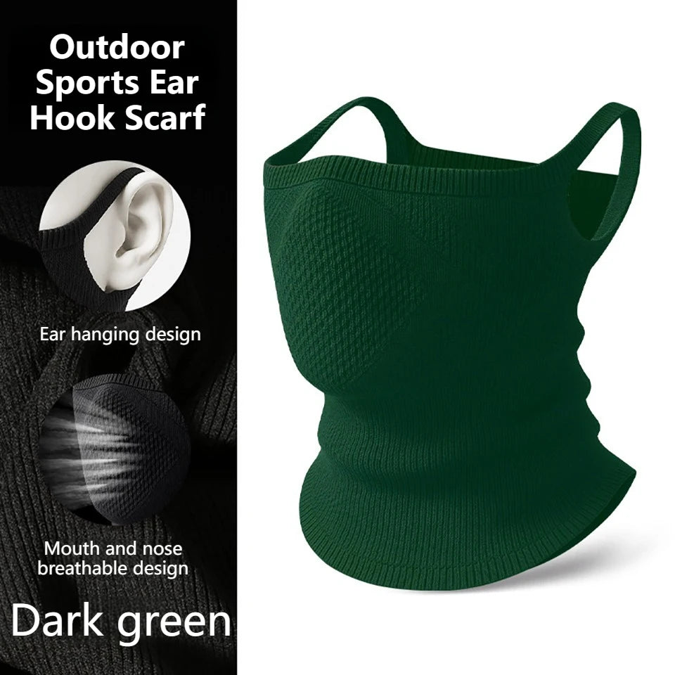 Winter Hat Accessories: KoKossi Windproof, Breathable, Ear Hanging Neck Protection Face Cover for Outdoor Sports / Rungear