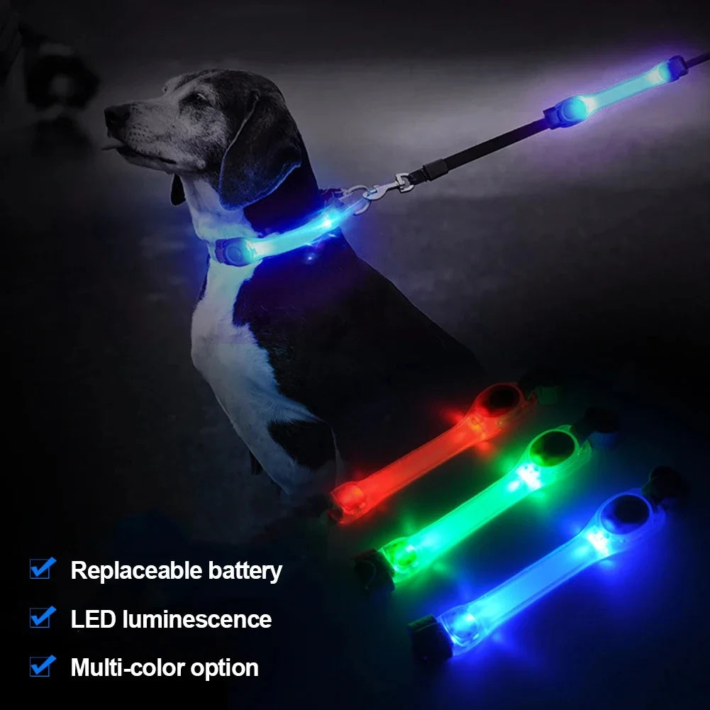 Dog LED Accessories: Night Running, Safety, Multi-Colour, Waterproof, Dog Safety Harness Flashing Collar Pendant / Rungear