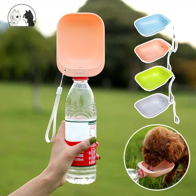 Portable Outdoors Travel Drinking Water Bowl Feeder Bottle Pet Dog For Dogs And Cats Pet Supplies