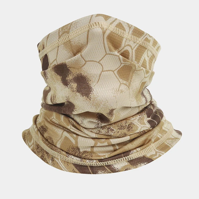 Running Gaiter Accessories: Camouflage Outdoor Sports Breathable Neck Gaiter / Rungear